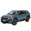 1/24 BMW XM Liga de Alumínio SUV Modelo de Carro Nova Energia Veículos Off Road Brinquedos Crianças Meninos Presente Som e Luz Coletivo Voiture Miniature