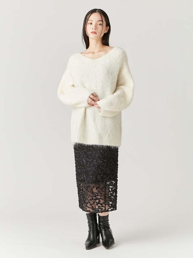 FRAY I.D. Thule Alpaca Loose Knit FWNT245092 Women's IVR