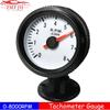 Turometru 52mm 2" pentru Mașină 0-8000RPM Analog Carcasă Neagră cu LED Albastru Pentru Mașină pe Benzină cu 1-8 Cilindri 12V