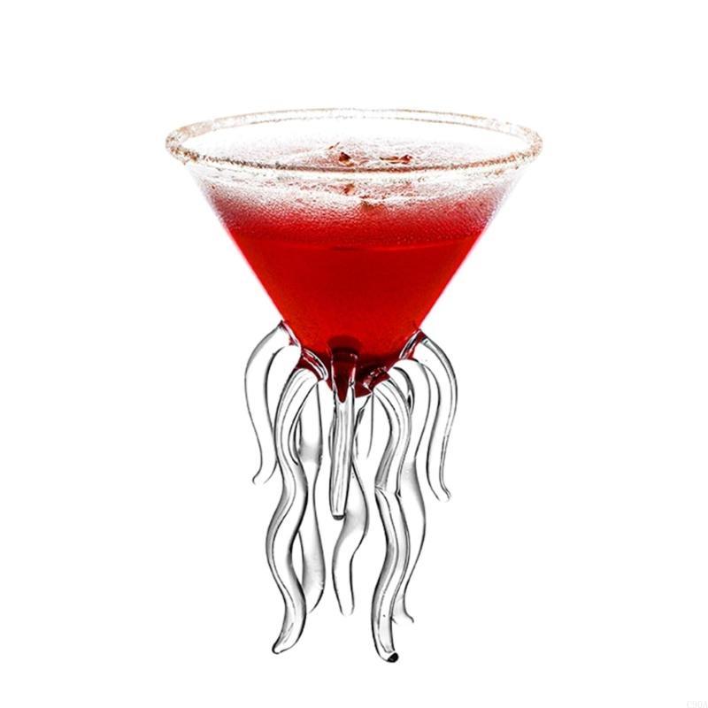 C90A 100ML Wine Champagne Glass Octopus Juice Glass For Kitchen Bar Party
