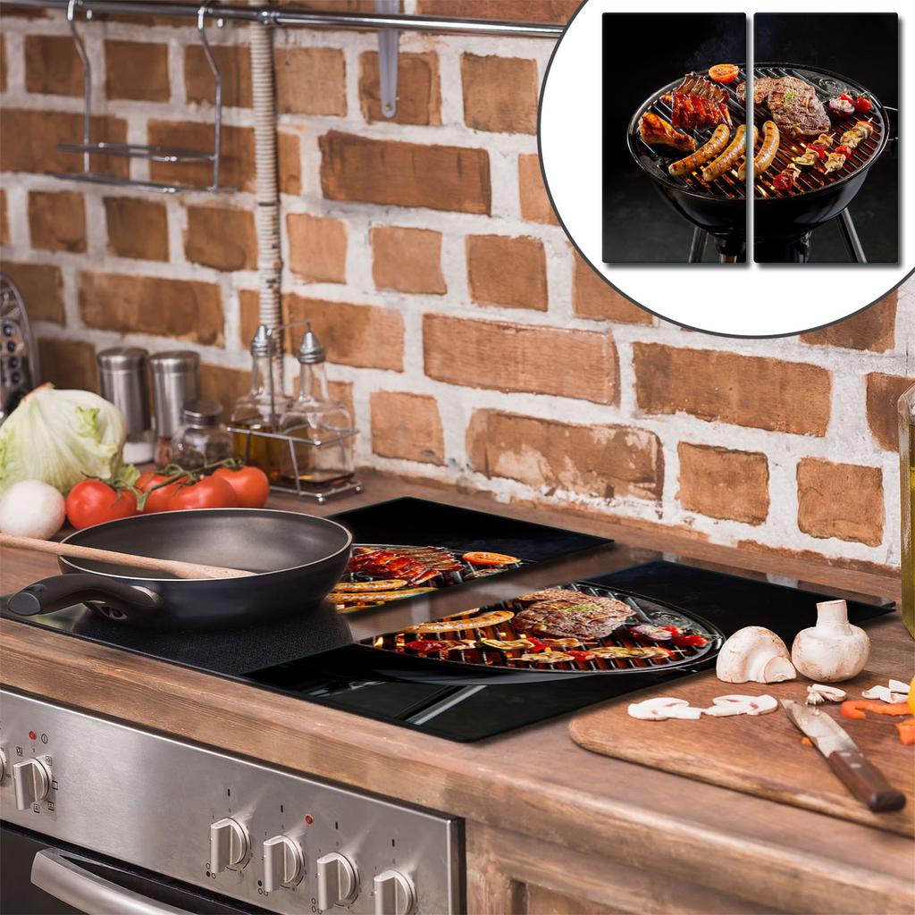 Szklana Deska Do Krojenia 2X 30X52 Grill
