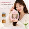 House Model Doll Protector Case with Clear Window Doll Display Bag  Backpack Pendant