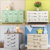 Spakon 9 Sheets Dresser Clothing Labels Removable Drawer Clothes Design Decals Wardrobe Decorative Bedroom Clothes Drawer Stickers for Organizing