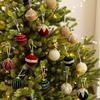 Pack Of 12 Christmas Ball Ornament Plastic Hanging Decorations For Tree Tabletop Holiday Party Decoration