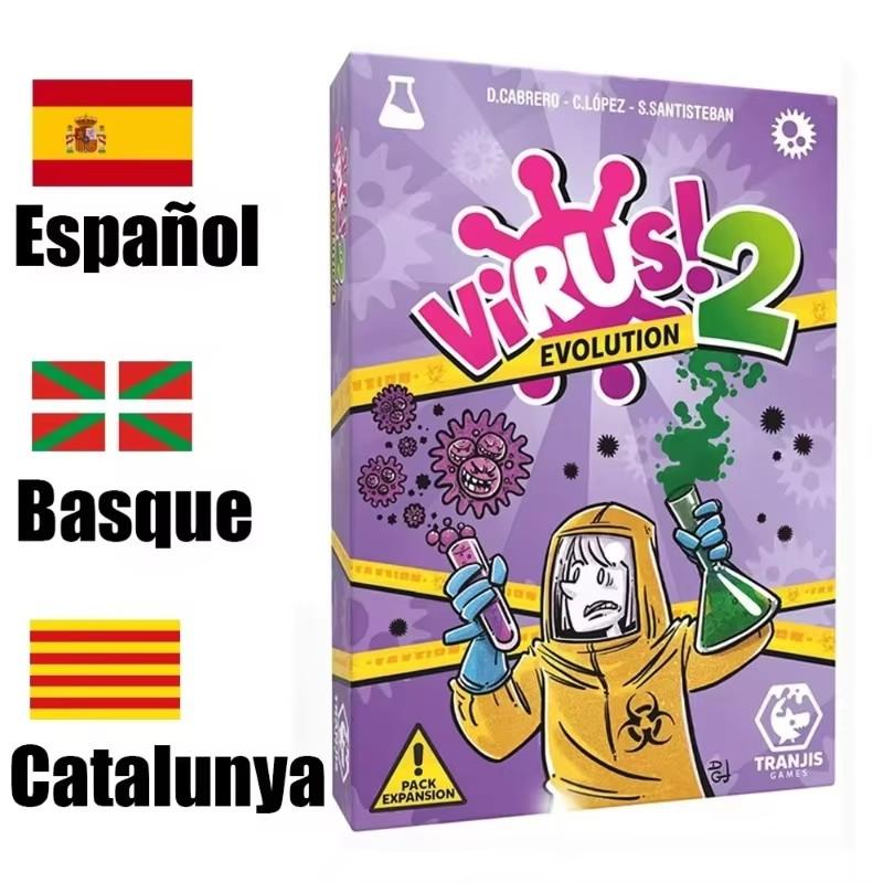 Cross-border New Virus Super Virus Infection Card Interactive Toy Foreign Version of Family Gathering Game Card