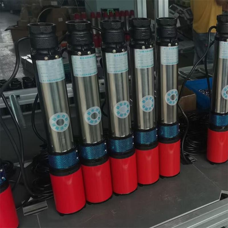 400W Edelstahl Haushaltspumpe Elektromobil Spezifische Tauchpumpe Solar Hochdruck DC Tiefbrunnenpumpe