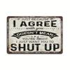 Decorative Wall Sign Plate