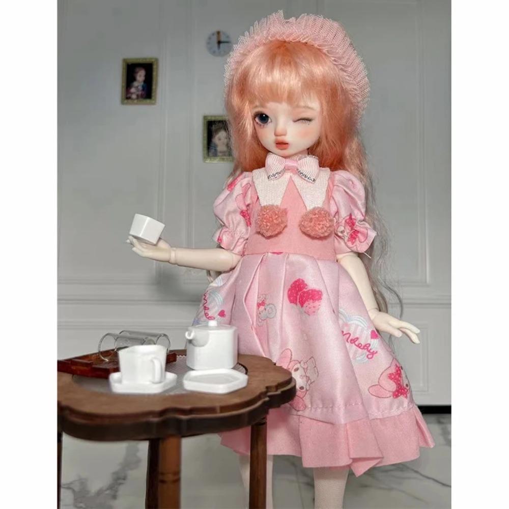 

Модная Милая Повседневная Одежда для Куклы 30 см 1/6 BJD Набор Наряда для Куклы Платье Принцессы Игрушка для Девочки Подарок Аксессуары для Куклы Праздничный Подарок