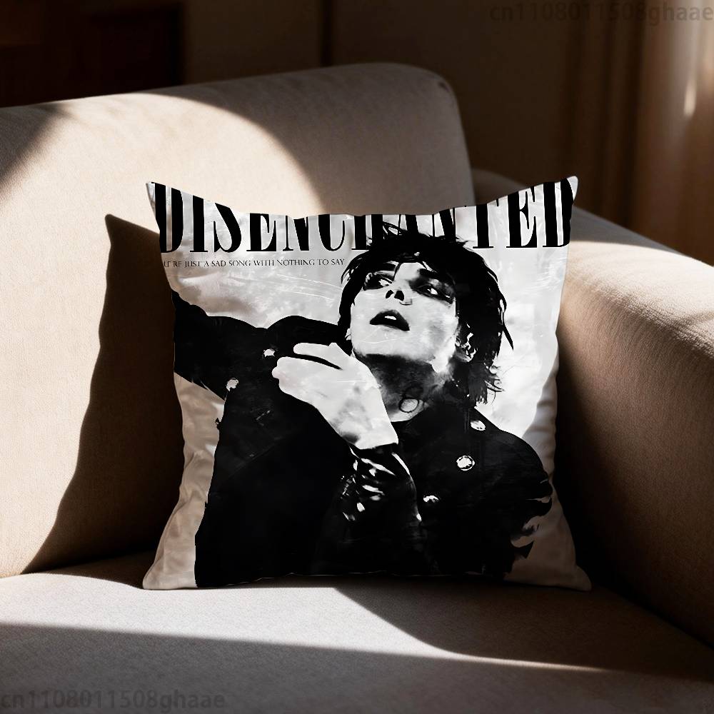 My Chemical RRomance Pillowcase Casual Style Decoration Suitable for Home Decoration Excluding Pillow Core