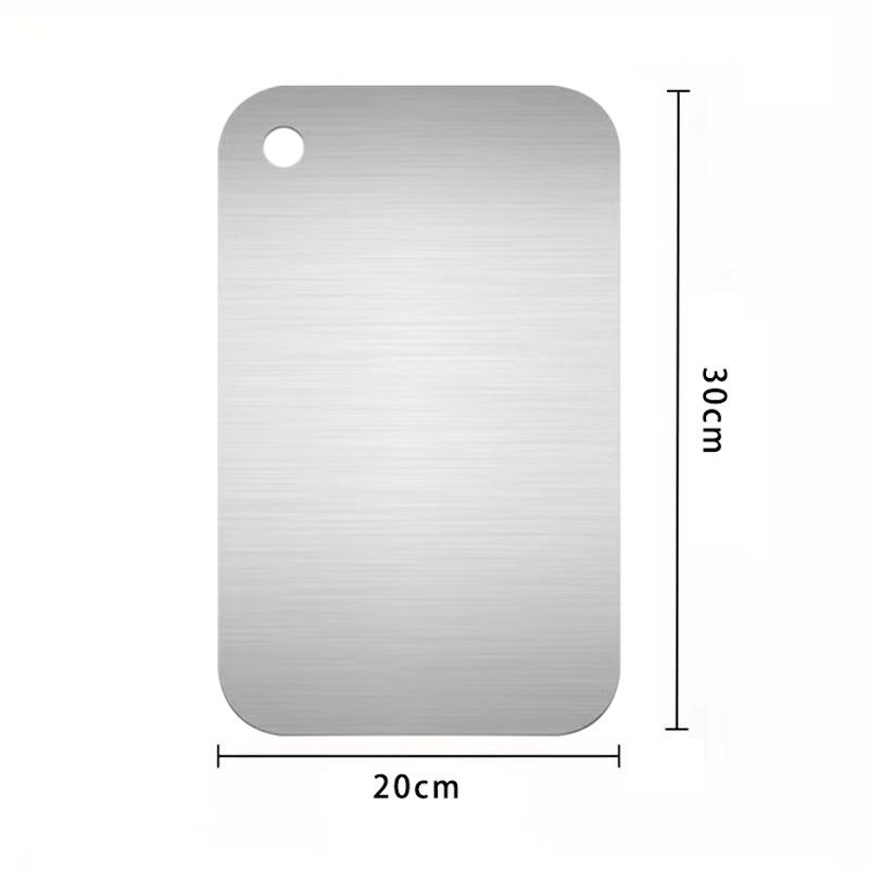 Stainless Steel Non-slip Thick Cutting Board - Large, Anti-mold, Needle Design for Household Use