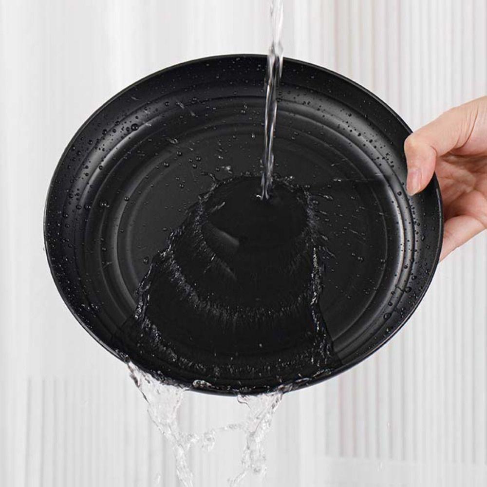 16pcs Reusable Wheat Straw Cutlery Set Unbreakable Dinnerware Kits  Family Gathering