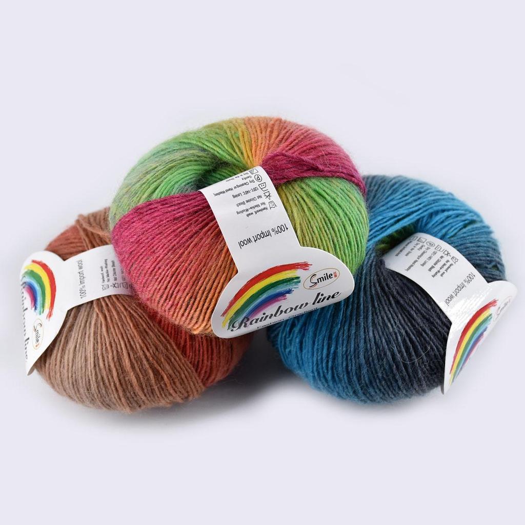 6pcs 300g Amigurumi Wool Yarn Knitting Crochet Yarn Bundle Vibrant DIY Wool Balls for Plush Toys Blankets Premium Craft Yarn Assortment