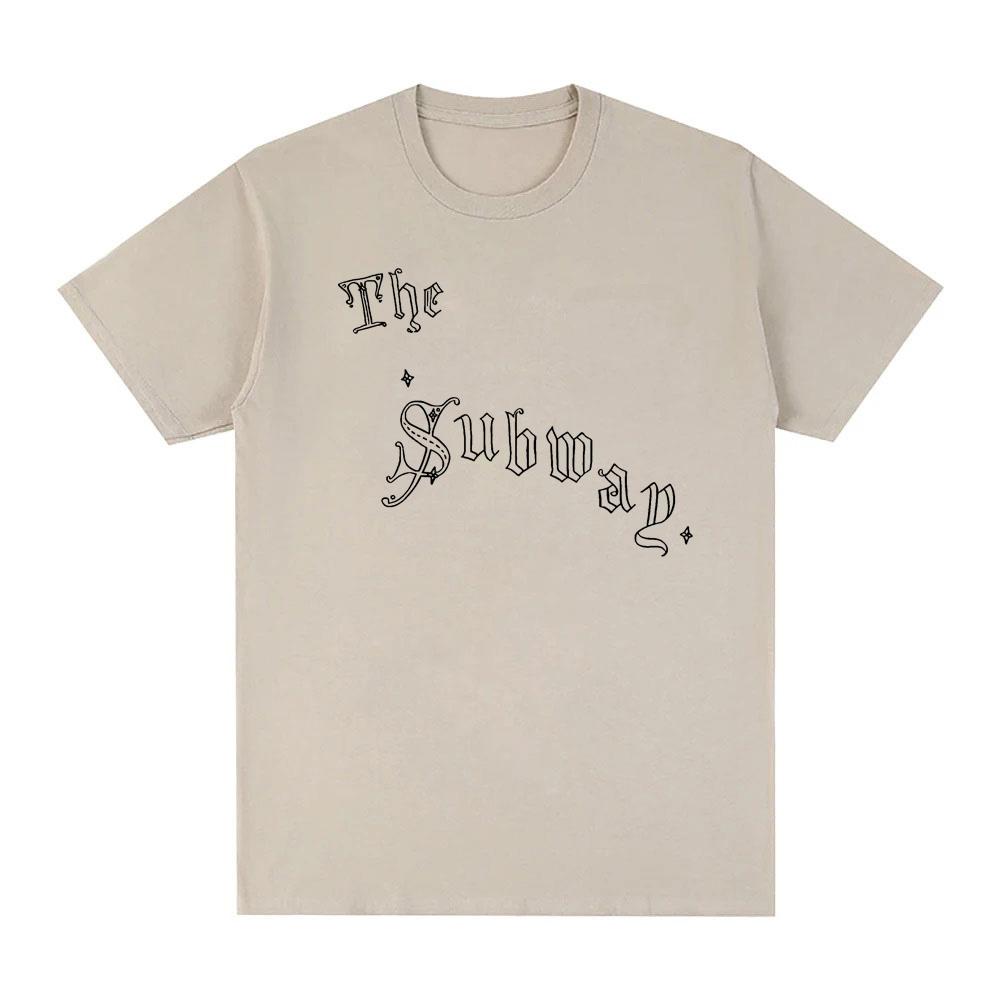 Chappell Roan-The Subway T-Shirt Fashion Tshirt O-neck High Quality Tees Singer's Same Style Retro Tops