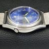 SEIKO 5 AUTOMATIC JAPAN MENS 7019A VINTAGE ARABIC BLUE DIAL WATCH a701210-5 R206a-a701210