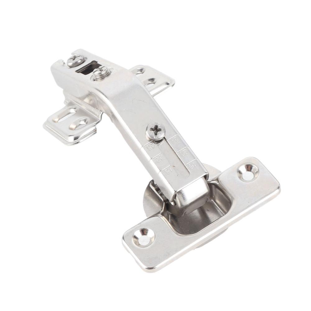 2PCS Full Overlay 135 Degree Hinge 3D Adjustable Concealed Hardware Folded Door Hinge Clip-On Design Corner Cabinet Hinge