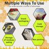 Beeswax Food Wraps Roll Reusable Beeswax Eco-Friendly Sustainable Food Storage Wrap for Sandwich Cheese Fruit Bread Snacks