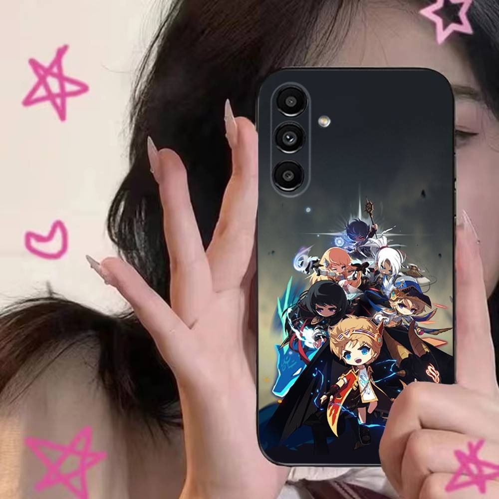 

Game M-Maplestory-ys Phone Case For Samsung S24,S21,S22,S23,S30,Ultra,S20,Plus,Fe,Lite,Note,10,9,5G Black Soft Cover Samsung S24