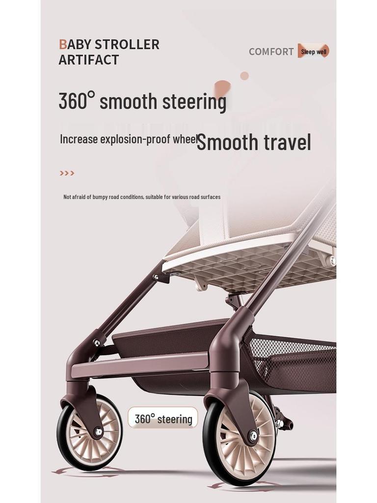 Ultraleichter tragbarer Reisebuggy für Kinder - Faltbar, kompakt, kostenloser Versand