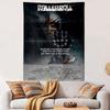Rollerball Movie Tapestry Wall Hanging, Futuristic Sport Film Art, Retro Sci-Fi Wall Decor for Bedroom Man Cave