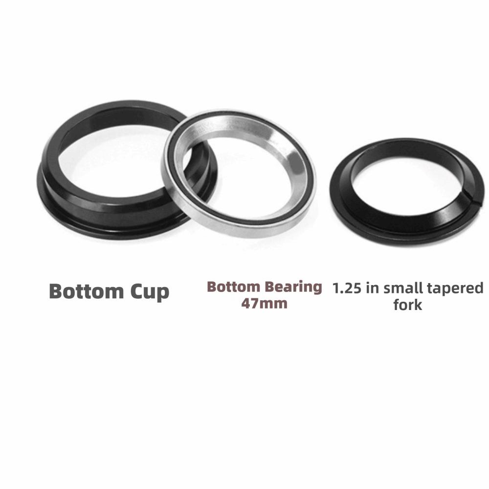 CNC Machined Bicycle Front Fork Bowl Set Bike Headset Kit Bike Front Fork Installation