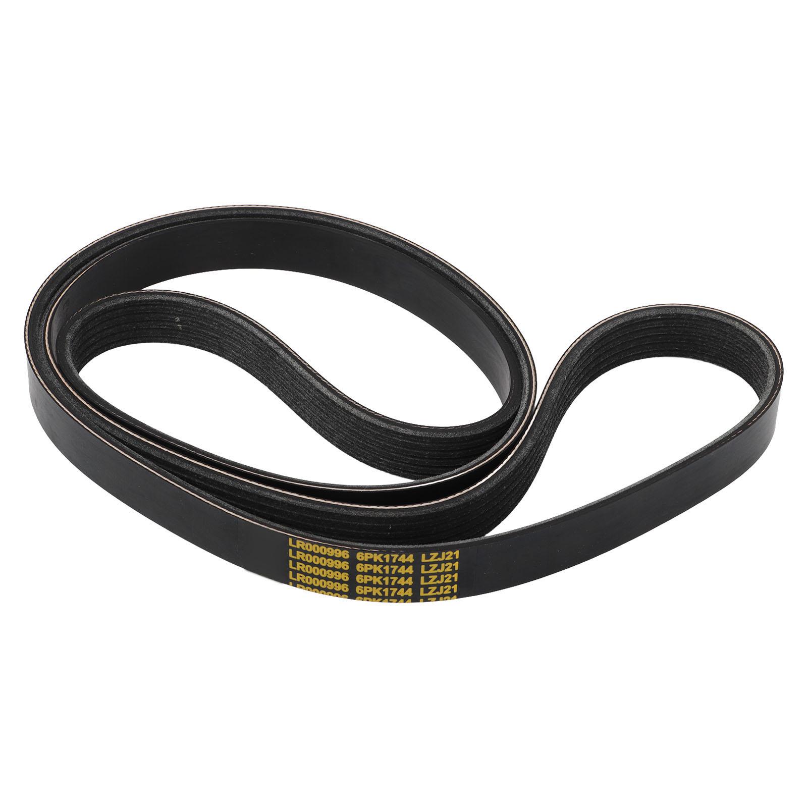 

Auxiliary Drive Belt LR000996 Rubber Drive V Ribbed Belt Replacement for Land Rover Freelander 2 2.2 Diesel Models