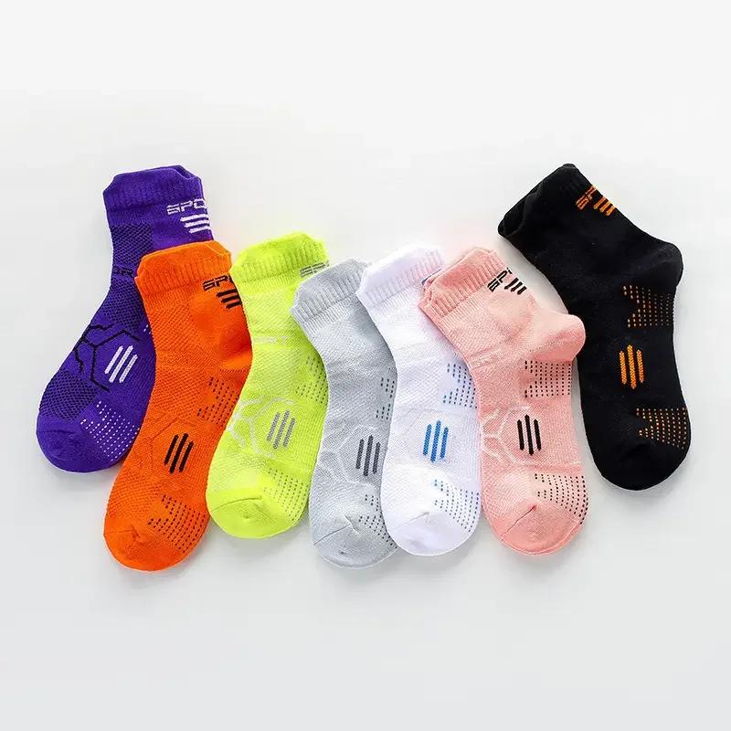7 Paar Herrensocken Baumwolle Knöchelsocken Sportsocken Damen Mesh Atmungsaktiv Fahrrad Laufen Outdoor Radfahren Reise Unsichtbare Socken