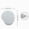 Wrist Rest Mouse Pad Gray Soft Silicone Ergonomic Design Nonslip PU Bottom Mouse Wrist Pad for Office Work Game Grey