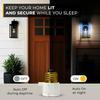 Touch & Glow - Dusk-to-Dawn Photocell Light Control - Automatic Light Sensor Socket - Outdoor Bulb Socket - Energy Efficient - Day Night Light Sensor