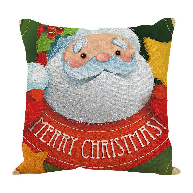 New Linen Christmas Pillows Linen Cushion Pillow Cover Pillow Pillow Car Pillow Sofa Pillow Cover