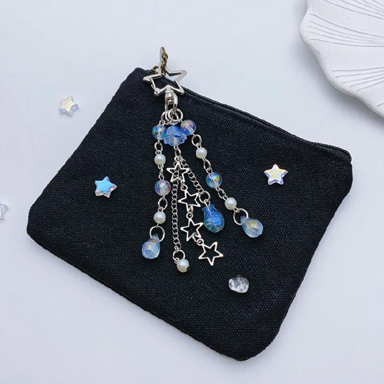 Cute Christmas Tree Keyring Mini Fish Pendant Keychain Cartoon Bag Pendant Charm