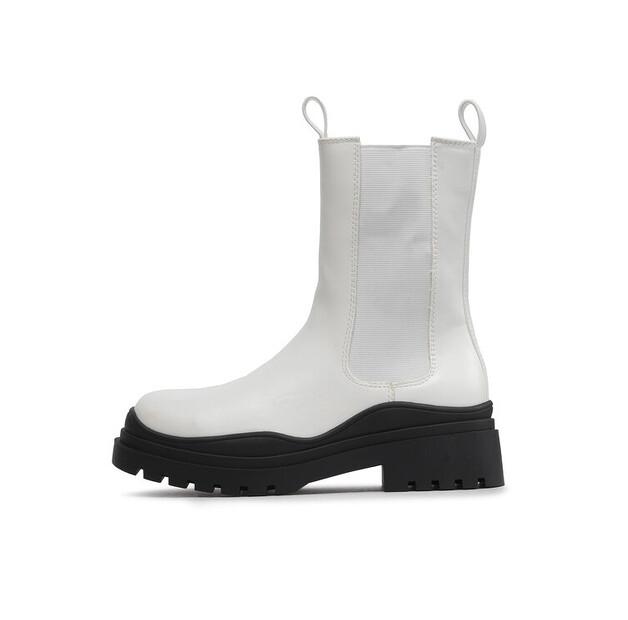 Ботинки челси DeeZee ZAL90152-1 белые