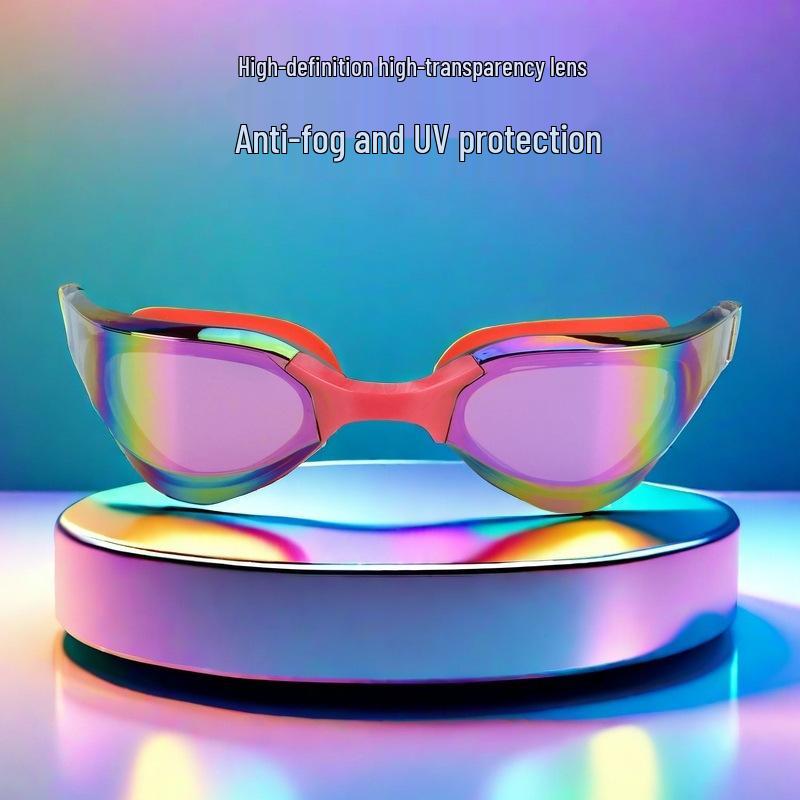 HD Anti-Fog Waterproof Swimming Goggles for Adults - Professional Competition & Training