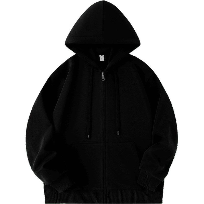 Autumn and Winter Jacket Zipper Hooded Sweater Women's Casual Cardigan Loose Top