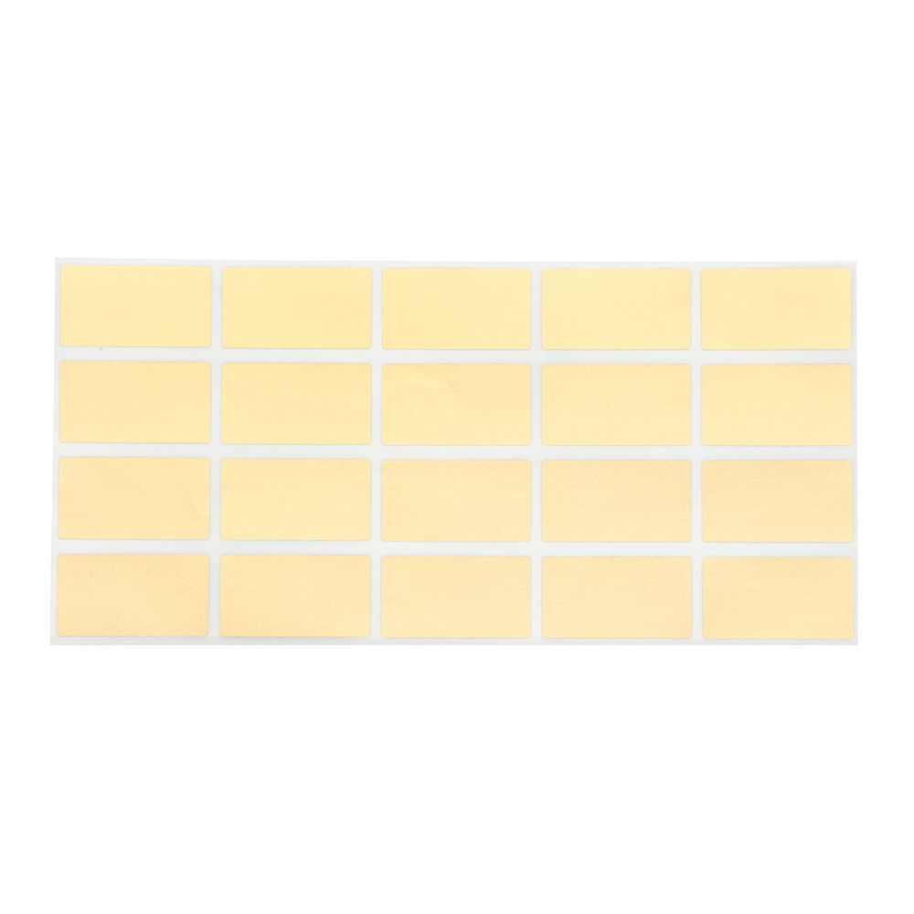 

наклейка Прямоугольник Товары для вечеринок Карточка для активности Материал Самоклеящиеся этикетки Скретч-наклейки золотой