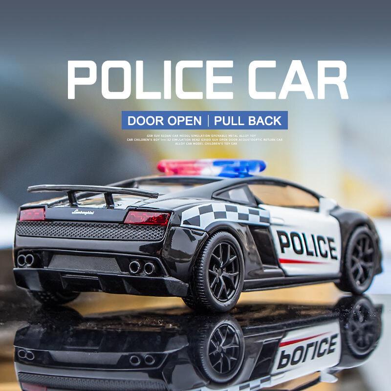 1/36 Police Car Series Alloy Diecast Models Car Toy For Gifts Collections Decorations