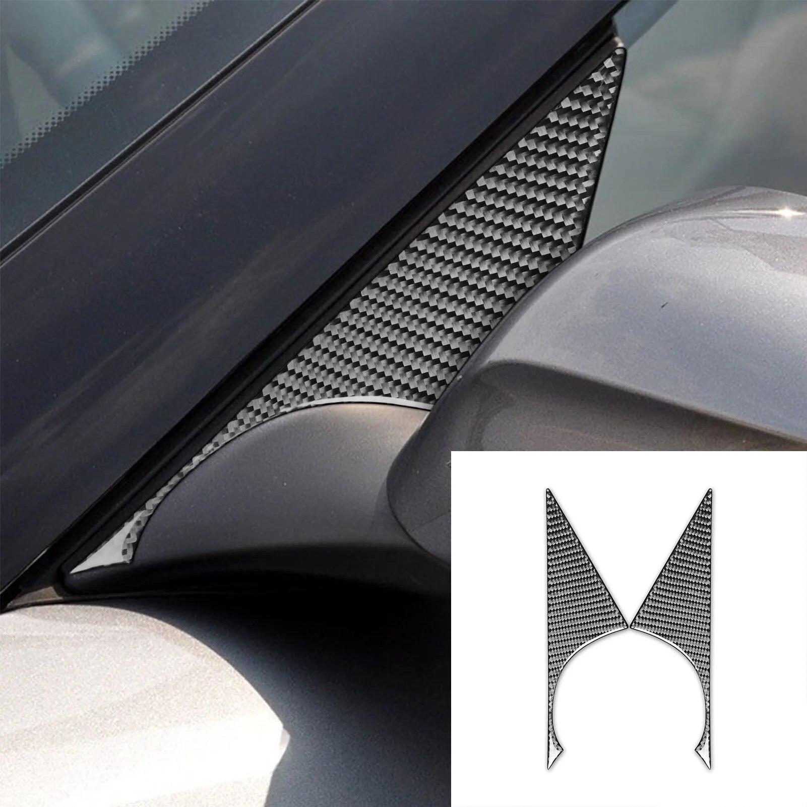 

Углеродное волокно для BMW Z4 E89 2009-2016, аксессуары, родстер, дверь, стойки, защитный чехол, наклейка, отделка автомобиля, внешняя отделка чёрный