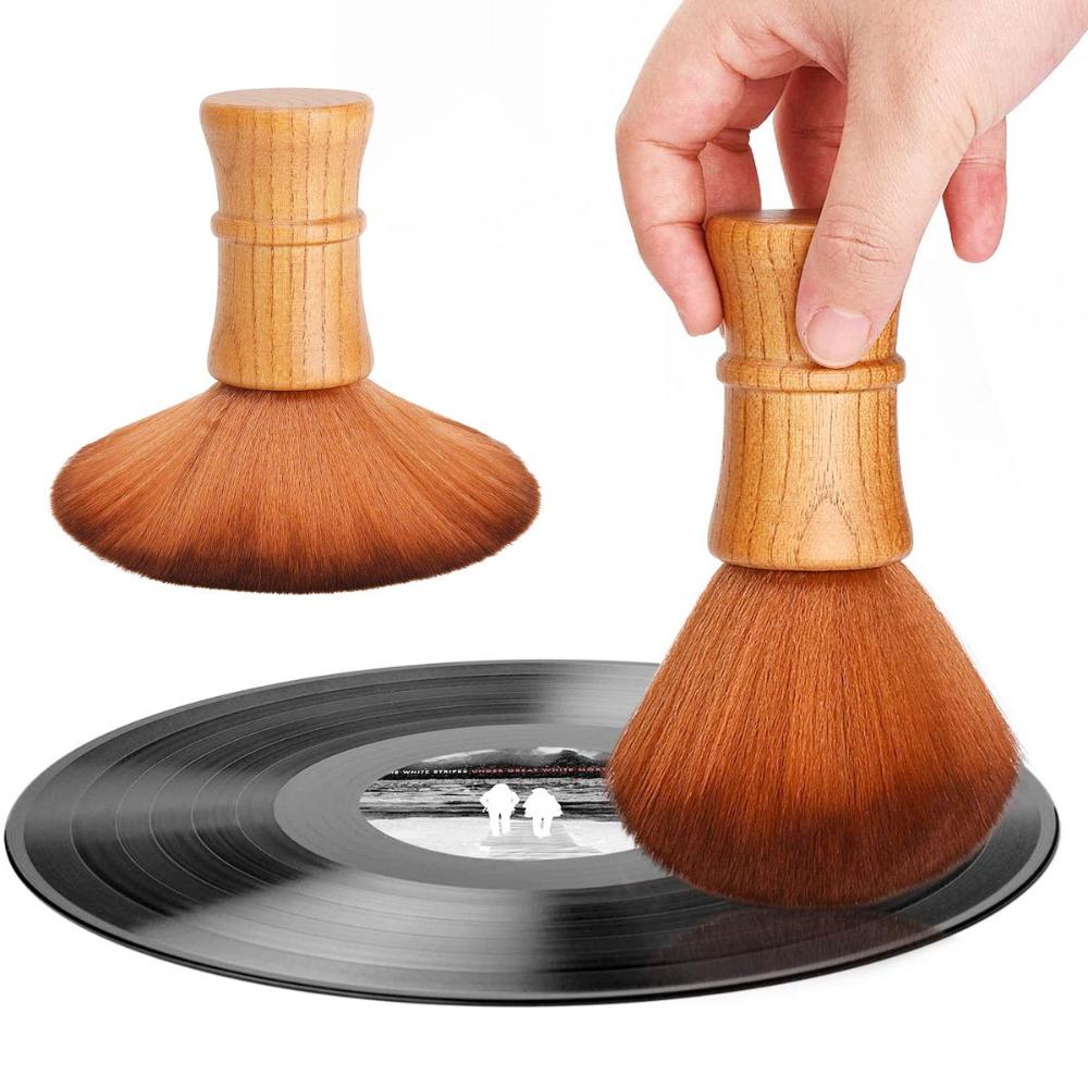 Handle Soft Anti-static Stylus Dust Remover Turntable Brush LP Cleaning Tool Vinyl Record Cleaner