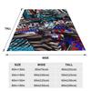 Super Soft kamen rider anime Throw Blanket Premium Flannel Fleece Lightweight Bed Blanket Fuzzy Plush Bedspread All Season Use