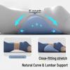 Ergonomic Lumbar Support Pillow for Bedside Sleeping & Waist Relief