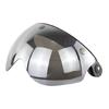 Universal 3-Snap Motorbike Helmet Visor Front Flip Up Wind Shield Len Sunglasses