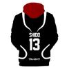 BLUE LOCK Hoodies Streetwear Cartoon Printed Hooded Sweatshirt Men Women Cosplay Sports Pullovers