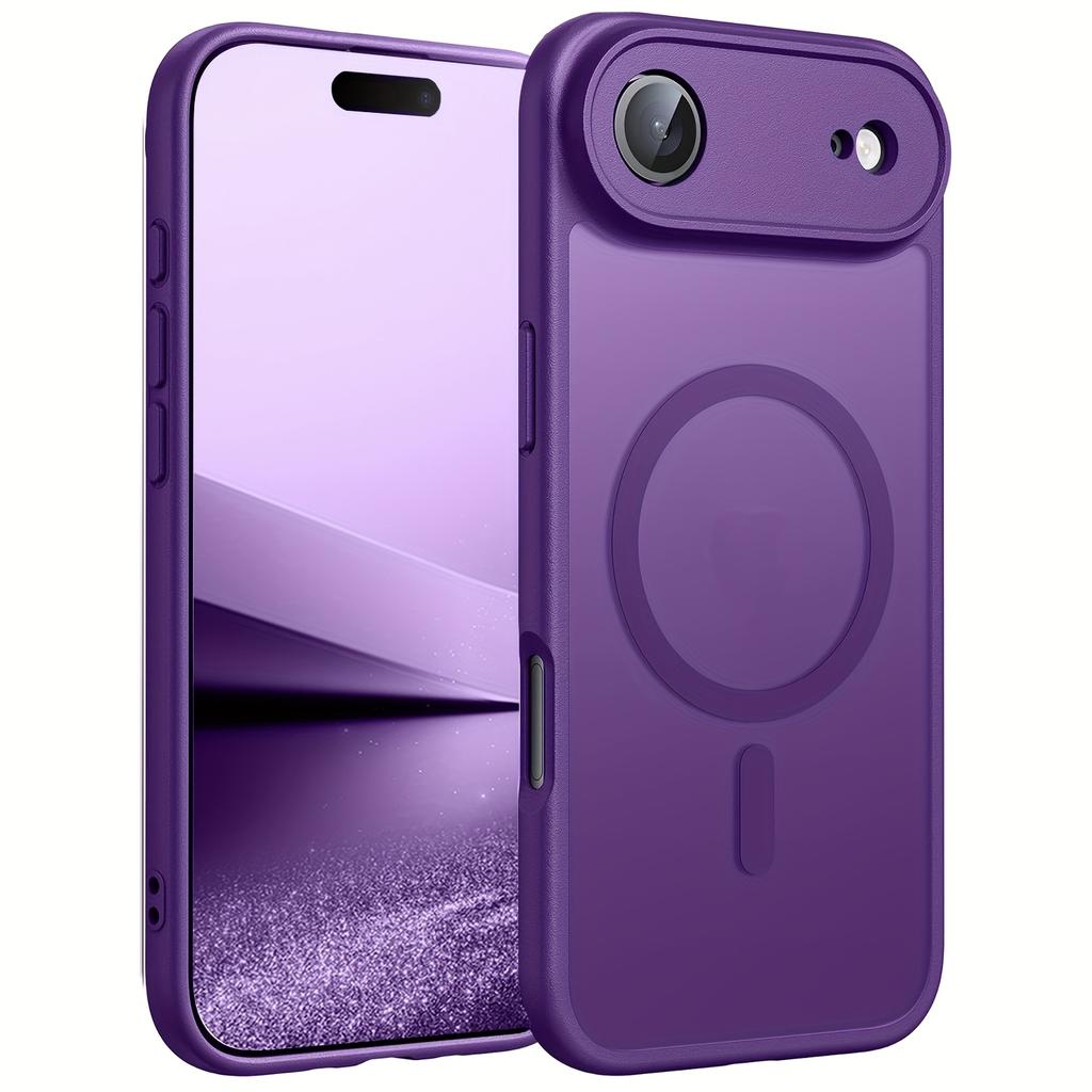 Magnetic Matte Translucent Case For iPhone 17 Air 16 16e 15 14 Plus 13 12 11 Pro Max Phone Magsafe Wireless Charger Hard Cover