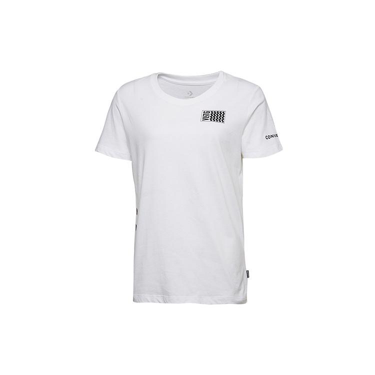 (WMNS) Converse Voltage T-Shirt Asia Sizing  White Black  Women s 10017752-A02 M