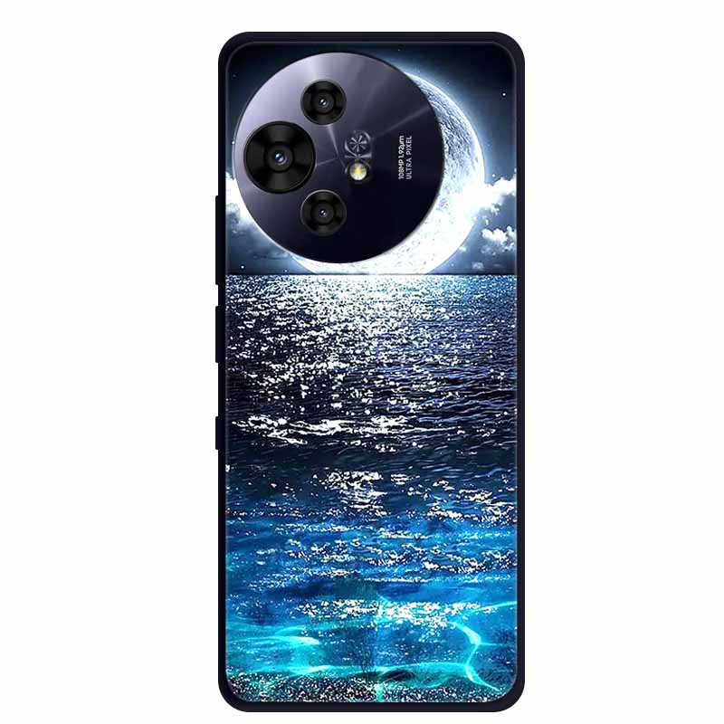 For TCL 50 Pro NxtPaper 5G Case Black Silicone Cover for 50 Pro NxtPaper Protective Shell Coque for TCL 50 NxtPaper 5G TPU Cases