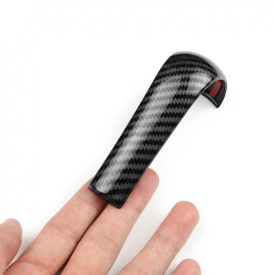 Carbon Fiber Gear Shift Lever Knob Cover Cap Trims For BMW E60 E61 X3 X5 E83 E53