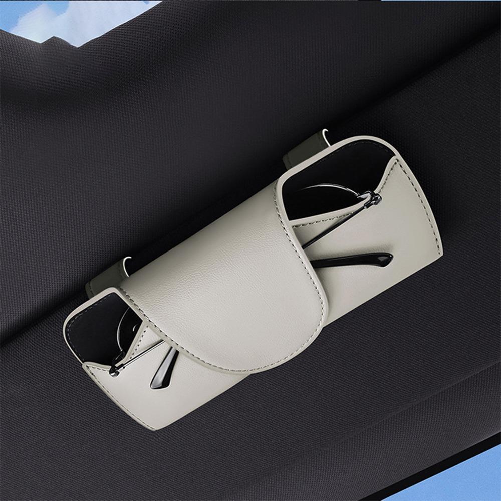 

Multi-functional Sun Visor Glasses Holder Sunshade Plate Organizer For Car Storage Tools сірий