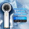 Mini Handheld Fan Usb Fast Charging Portable Air Calculating Fan Mute Personal Highspeed Fan For Travel Outdoor Activities