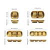 Seasoning Dish Dipping Bowl Stainless Steels Seasoning Dish Condiment Tray Square Barbecue Snacks Plate Kitchen Tableware