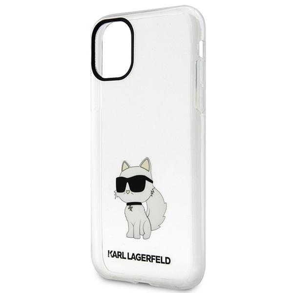 Karl Lagerfeld KLHCN61HNCHTCT iPhone 11/ Xr 6.1" Transparent Hardcase Ikonik Choupette