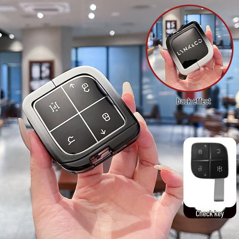 

Lynk & Co 08 Key Cover: Premium New Energy Car Accessory with Metal Buckle